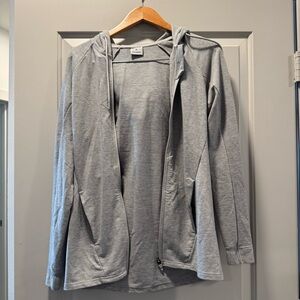 Gymshark Gray Zip-Up Hoodie